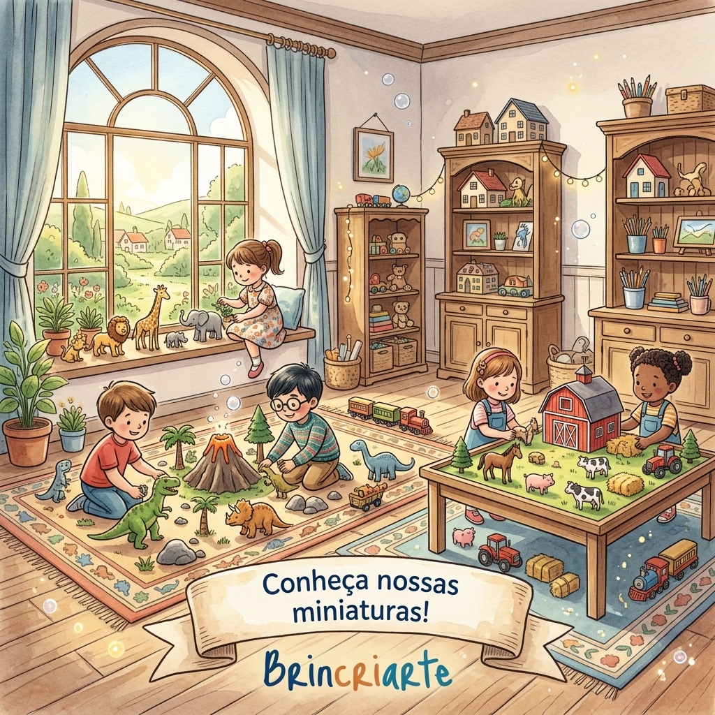 Conheça nossas miniaturas! Brincriarte